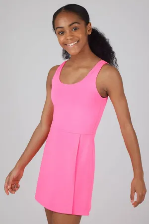 90 Degree by Reflex - Athletic Tennis Dress with Inner Shorts GIRLS