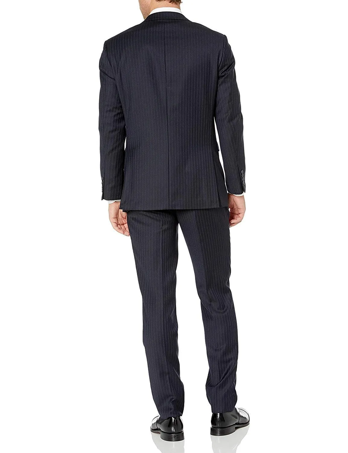 Adam Baker Men's 100% Wool Slim Fit Notch Lapel Suit - Colors