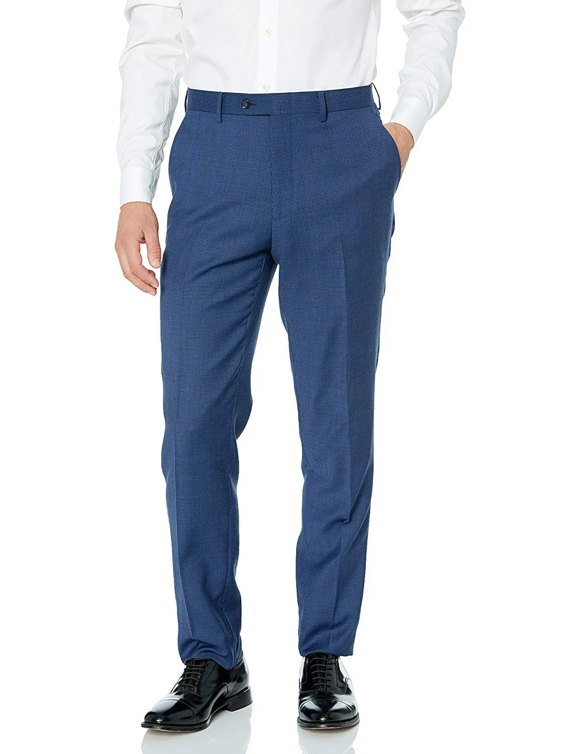 Adam Baker Men's 100% Wool Slim Fit Notch Lapel Suit - Colors