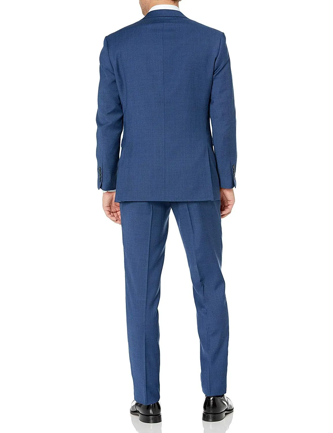 Adam Baker Men's 100% Wool Slim Fit Notch Lapel Suit - Colors