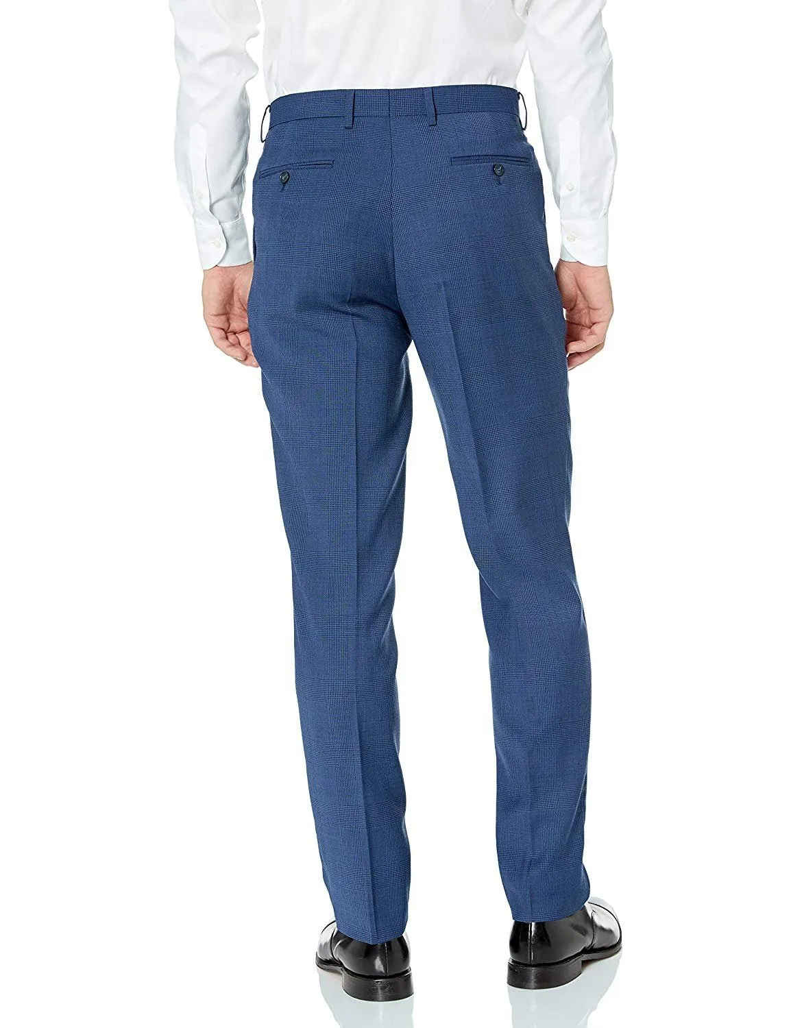 Adam Baker Men's 100% Wool Slim Fit Notch Lapel Suit - Colors