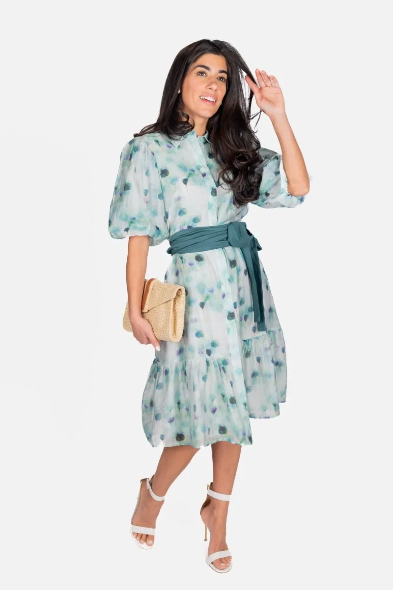 ALENA DRESS 41" (GREEN)