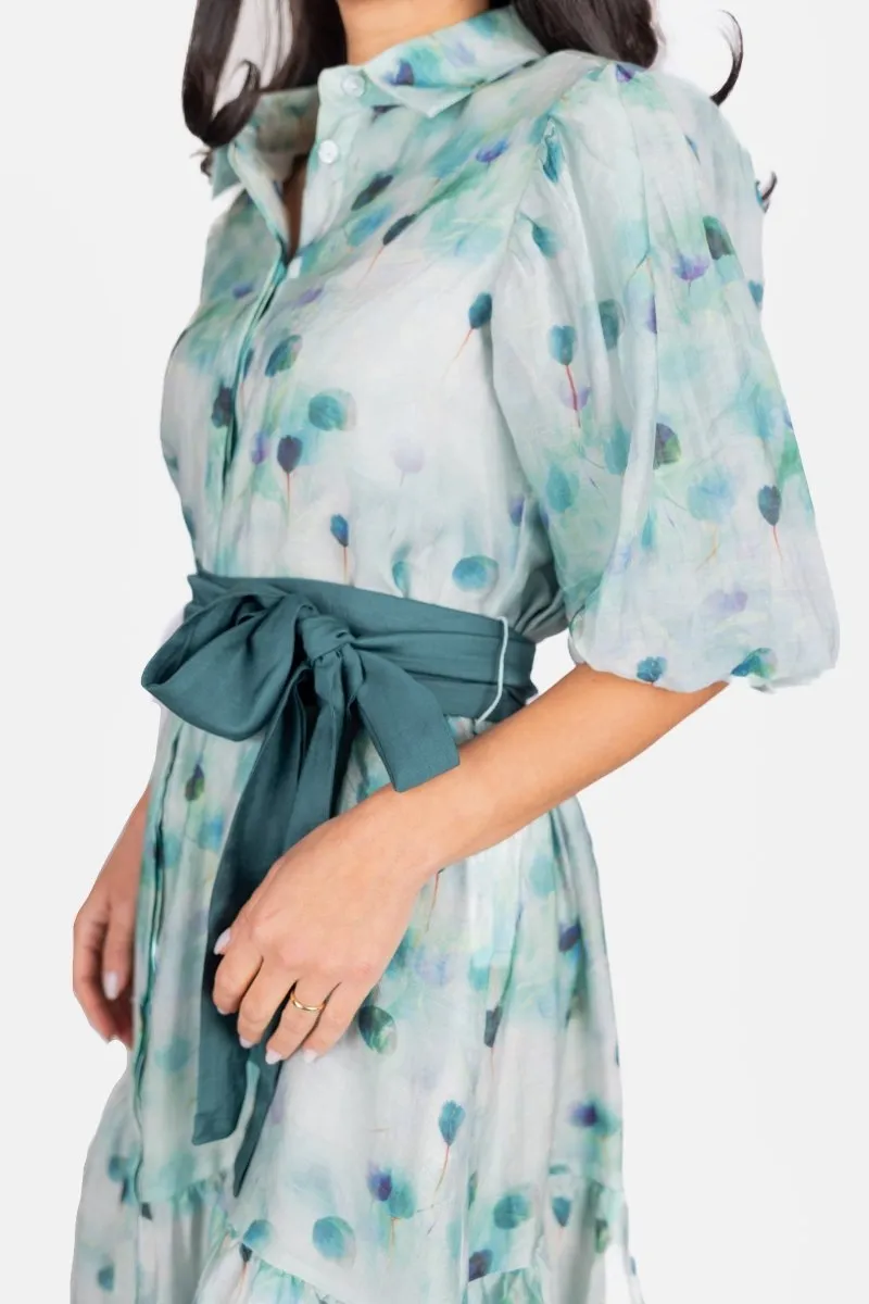 ALENA DRESS 41" (GREEN)