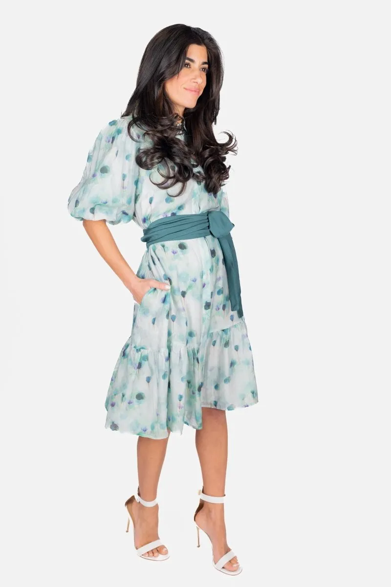 ALENA DRESS 41" (GREEN)