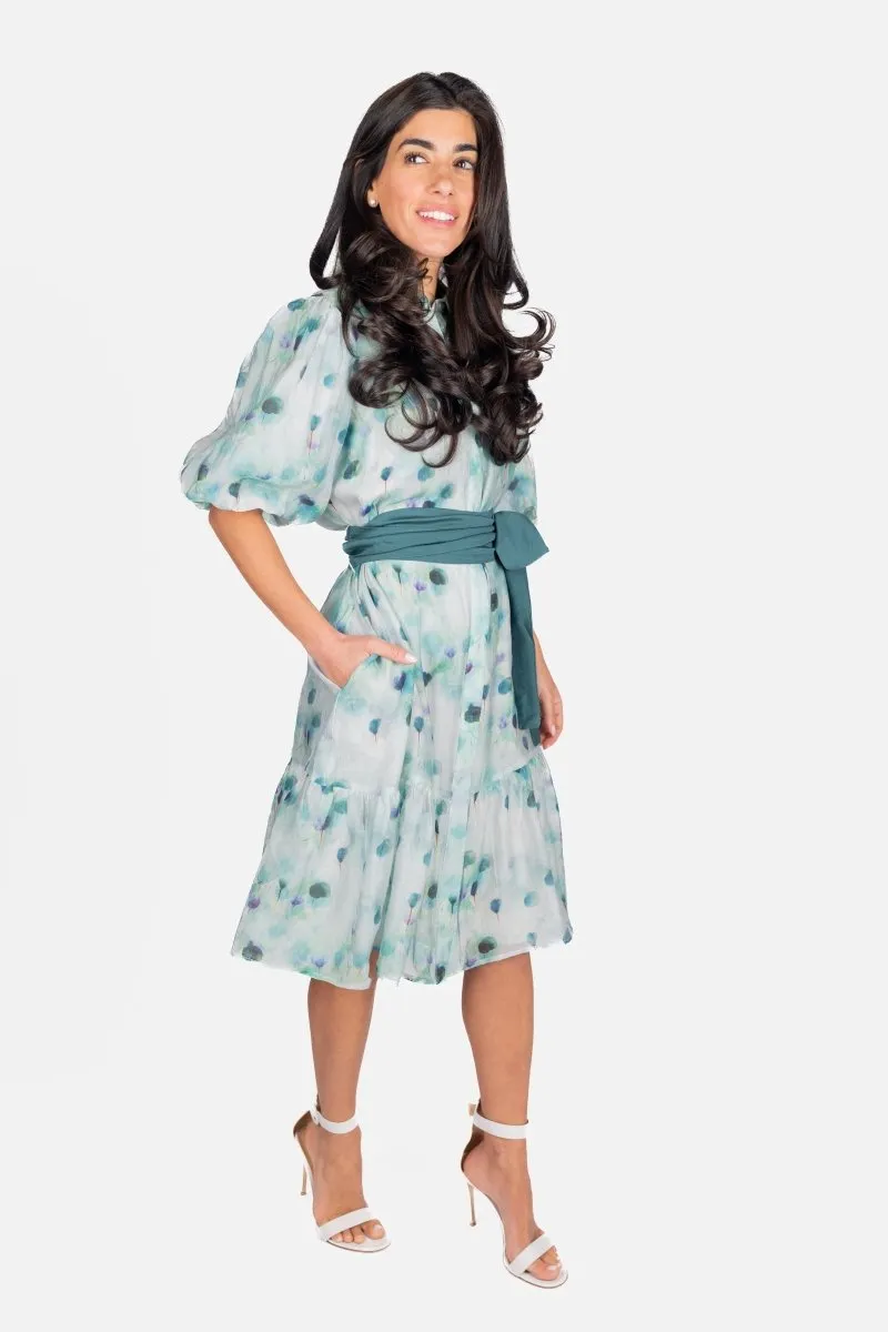 ALENA DRESS 41" (GREEN)