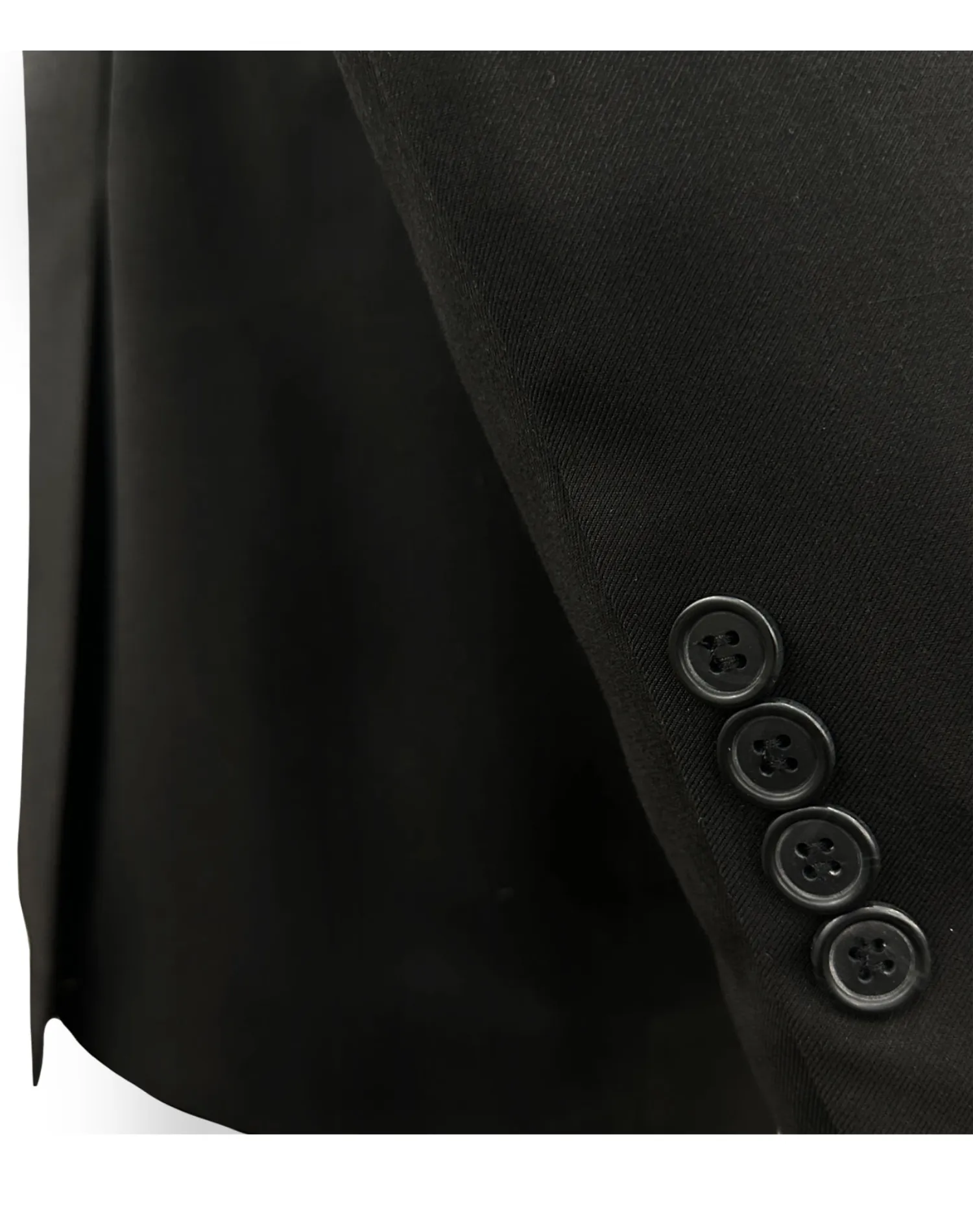 Angelo Rossi Solid Modern Fit Suit - Black