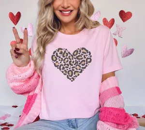Animal Print Heart Tee