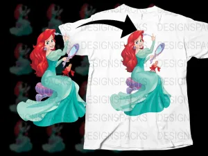 Ariel Little Mermaid Fashion Icon Png Digital Download