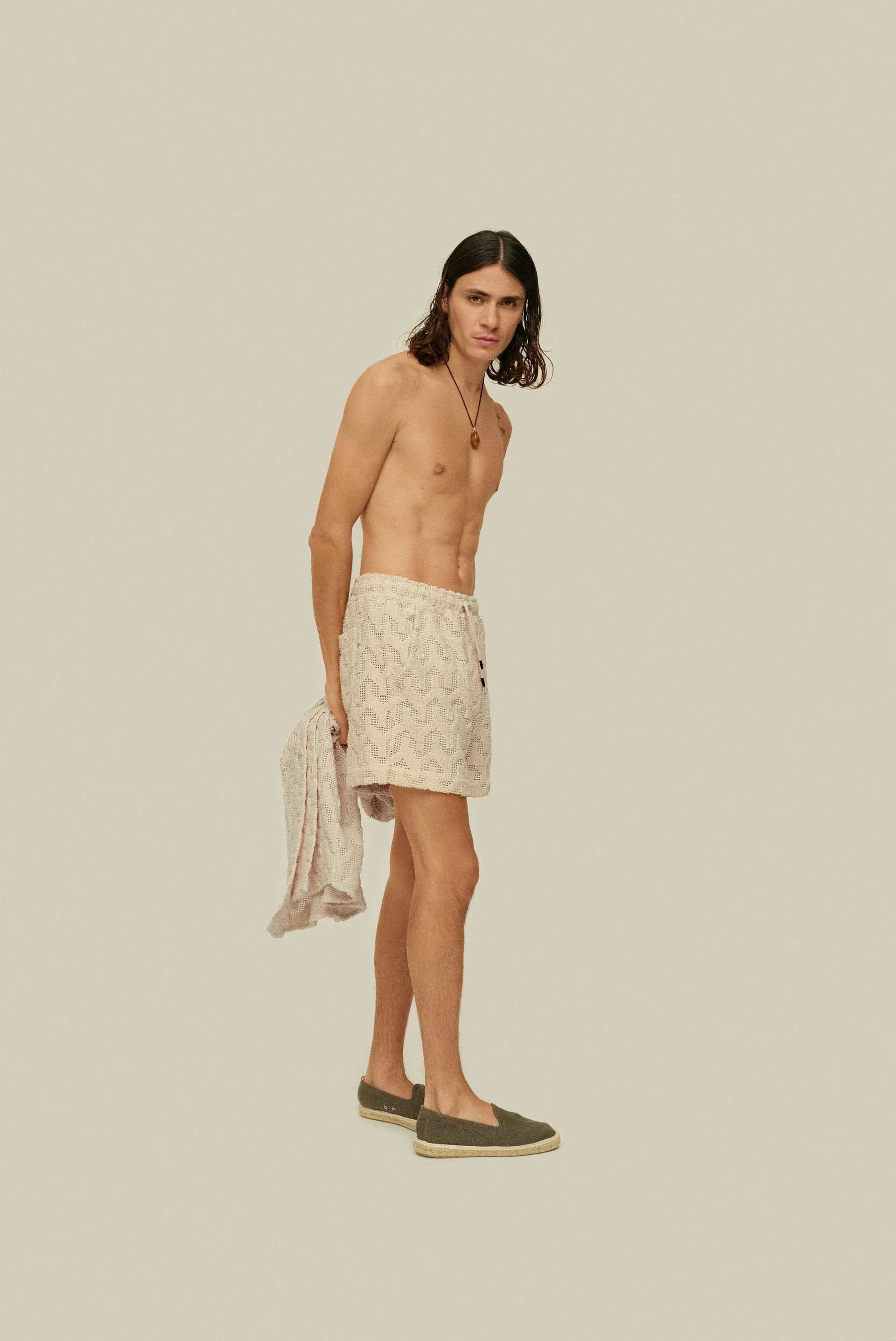 Atlas Crochet Shorts