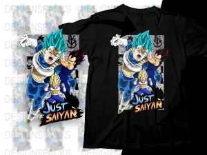 Awesome Just Saiyan Vegeta and Prince Royal Png Digital Download