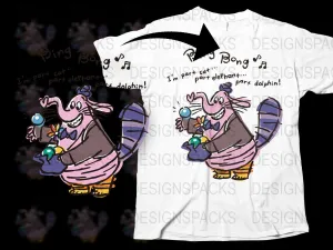 Bing Bong Character Inspired Graphic Png Digital Download