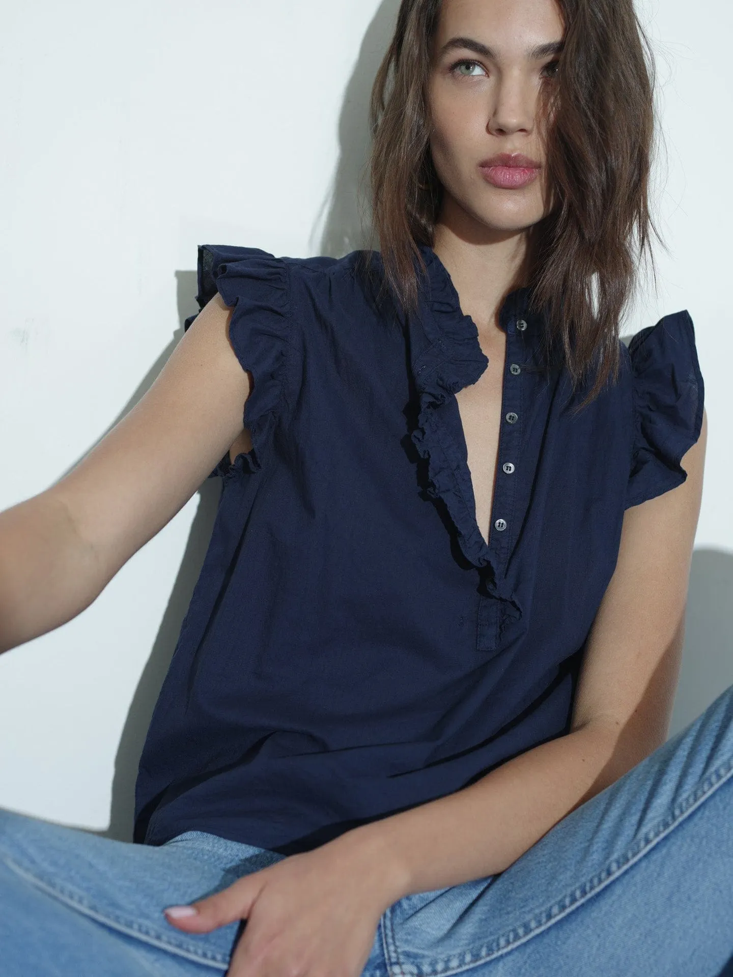 Blouse X5ctp121 Brenna Top Navy