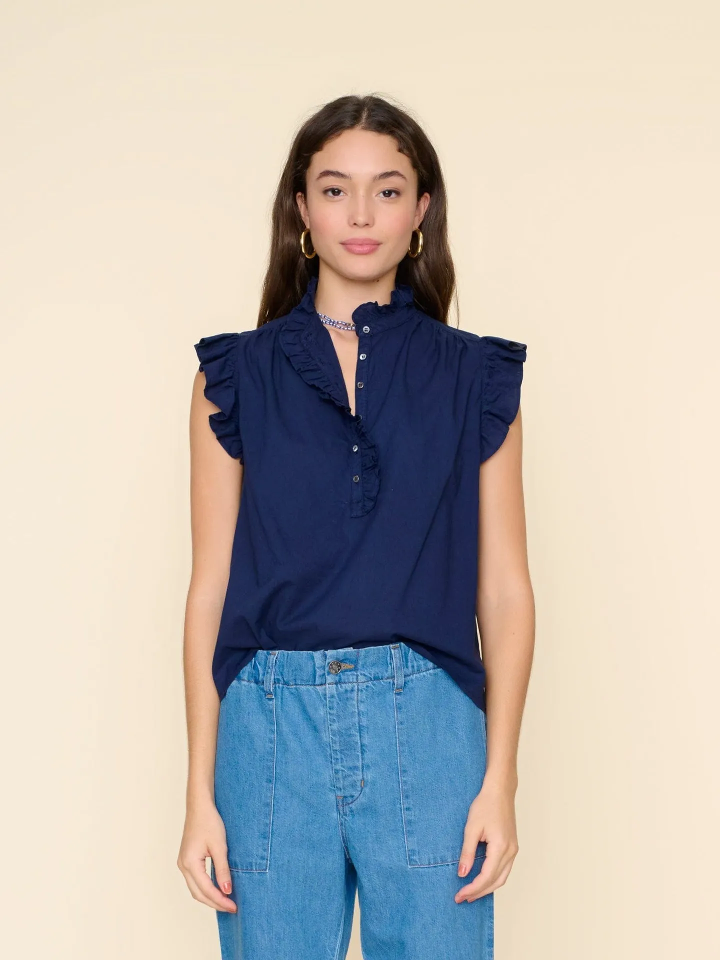 Blouse X5ctp121 Brenna Top Navy
