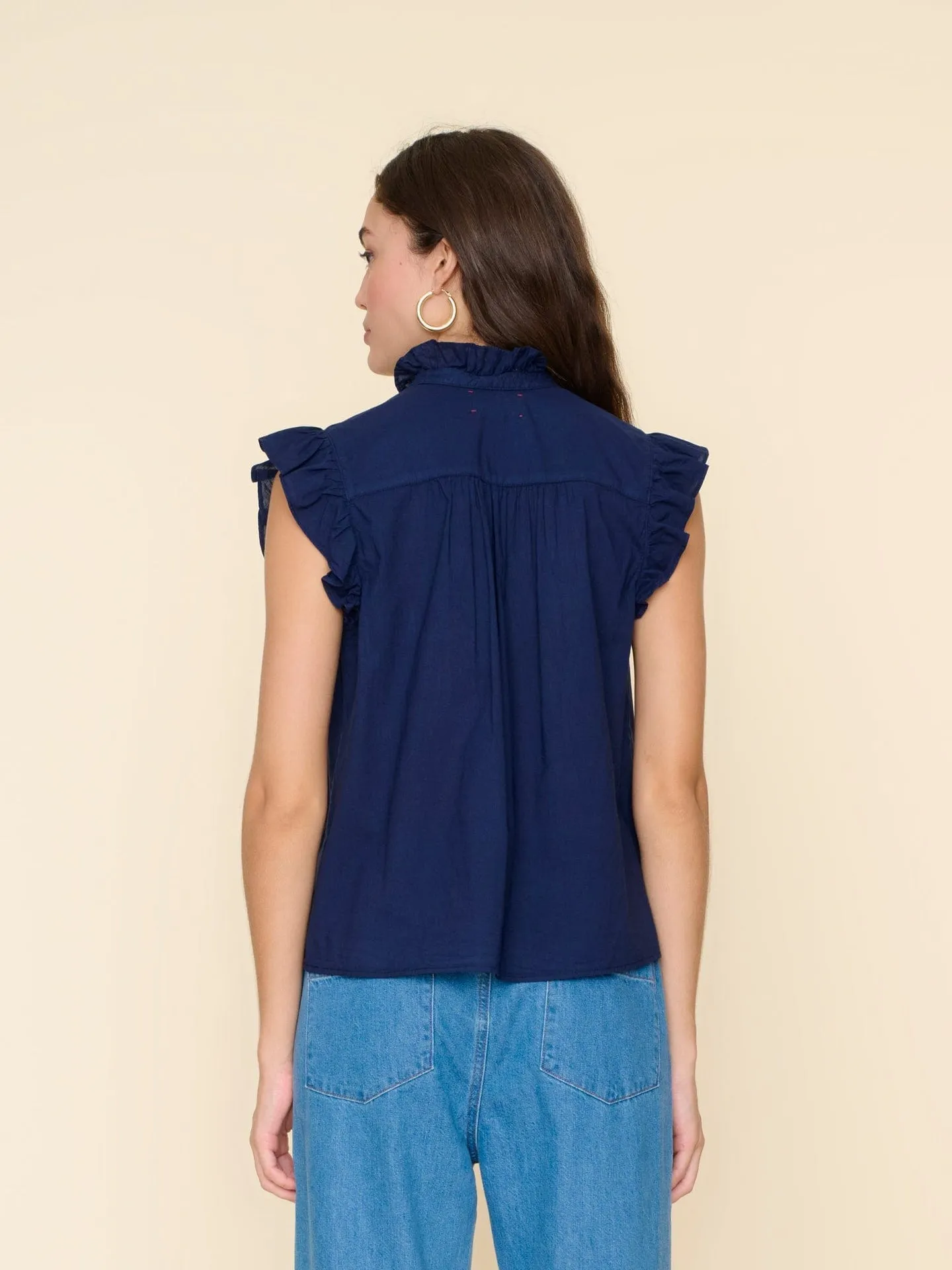 Blouse X5ctp121 Brenna Top Navy