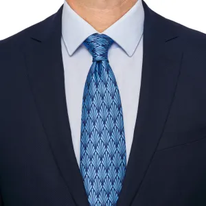 Blue Empire Duchesse Silk Tie