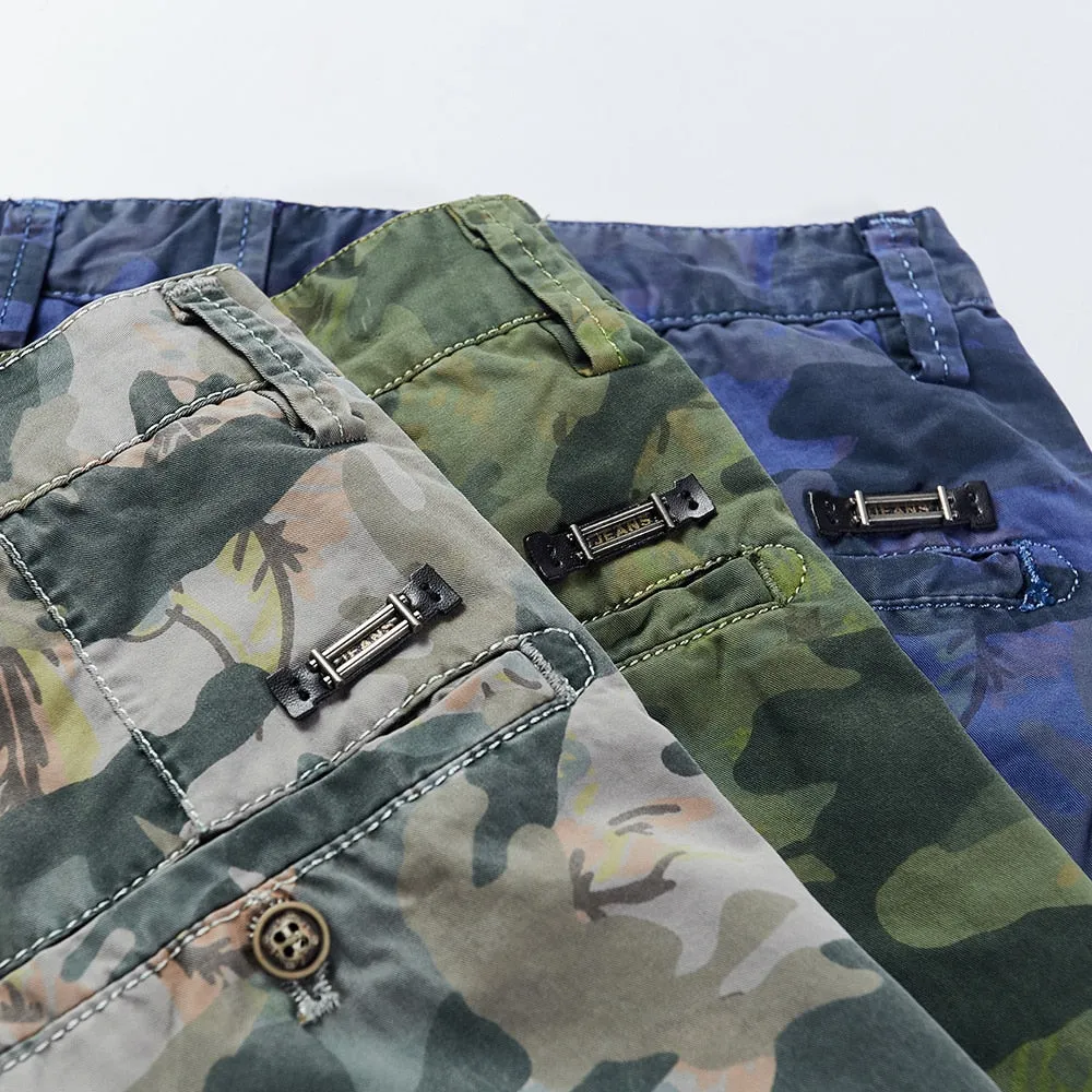 Breathable Camouflage Printing Cotton Shorts