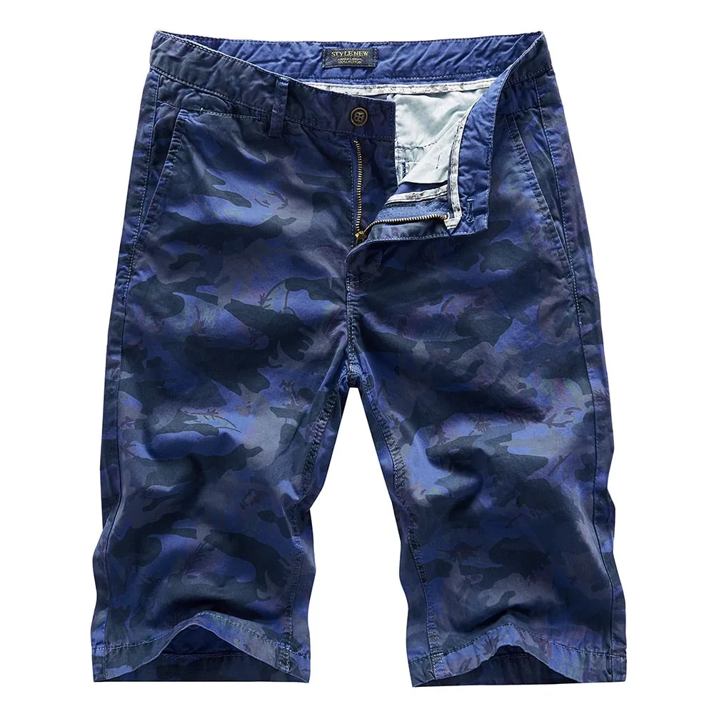 Breathable Camouflage Printing Cotton Shorts
