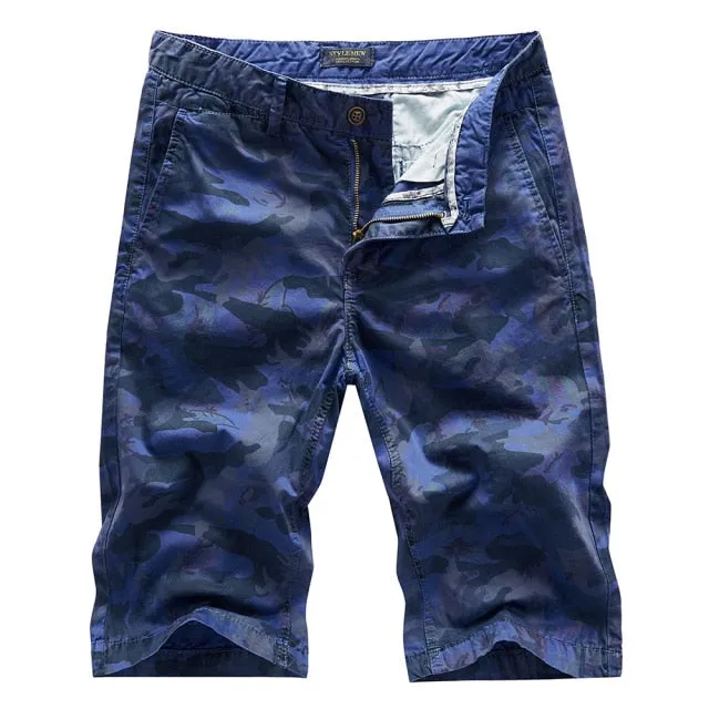 Breathable Camouflage Printing Cotton Shorts