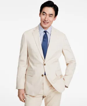 Brooks Brothers Mens Regular fit Sport Coat Blazer 38 R Beige Solid Stretch