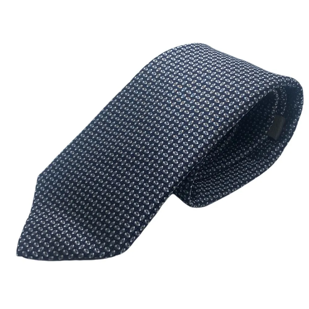 Canali Charcoal Micro Pattern Tie