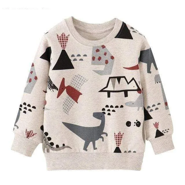 Cartoon Print Sweatshirts
