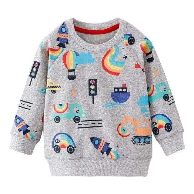 Cartoon Print Sweatshirts