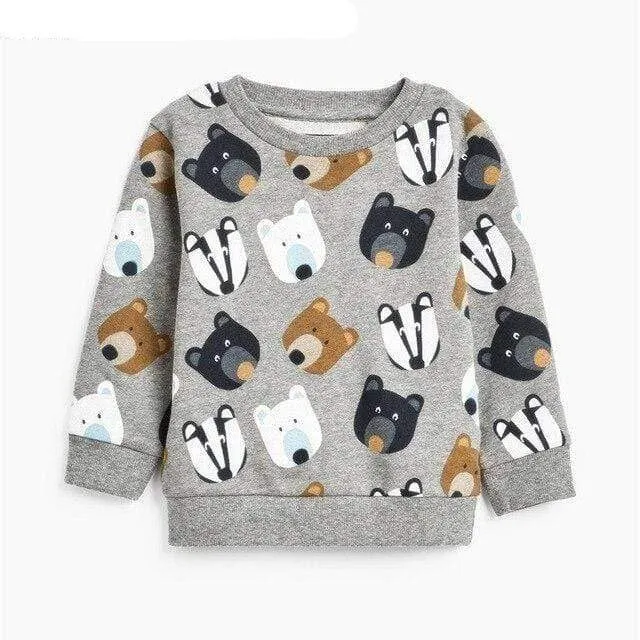 Cartoon Print Sweatshirts