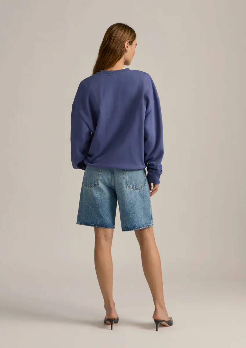 Collegiate Sweatshirt in Venetian Blue