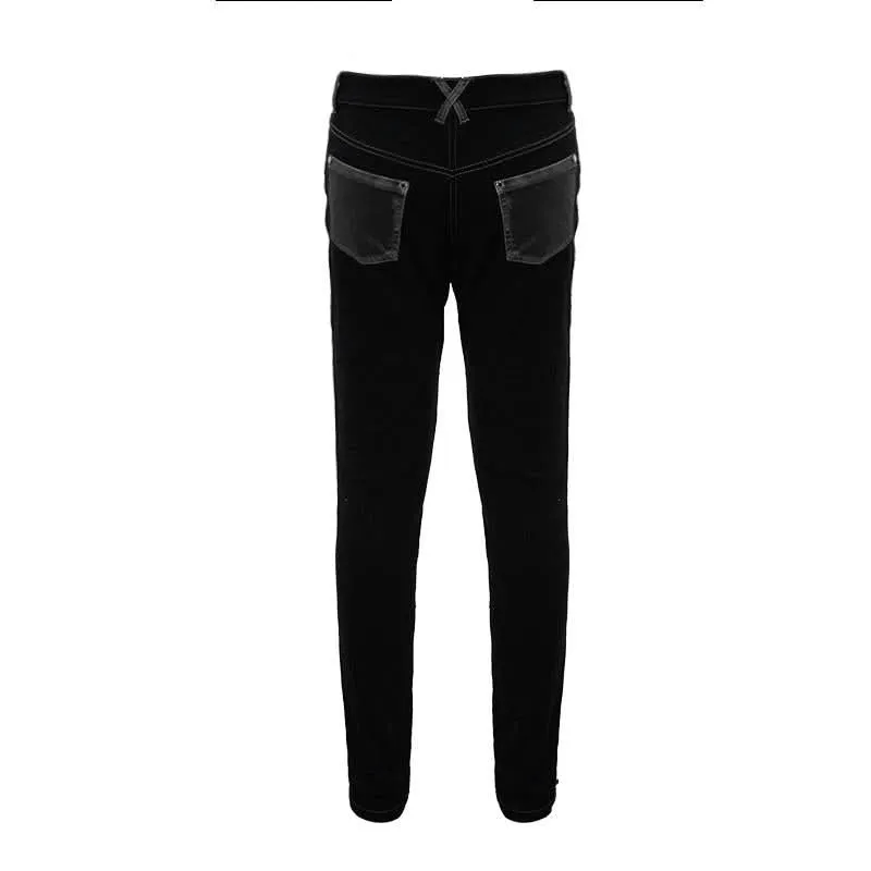 ‘Daft’ Punk Faux Leather Trousers
