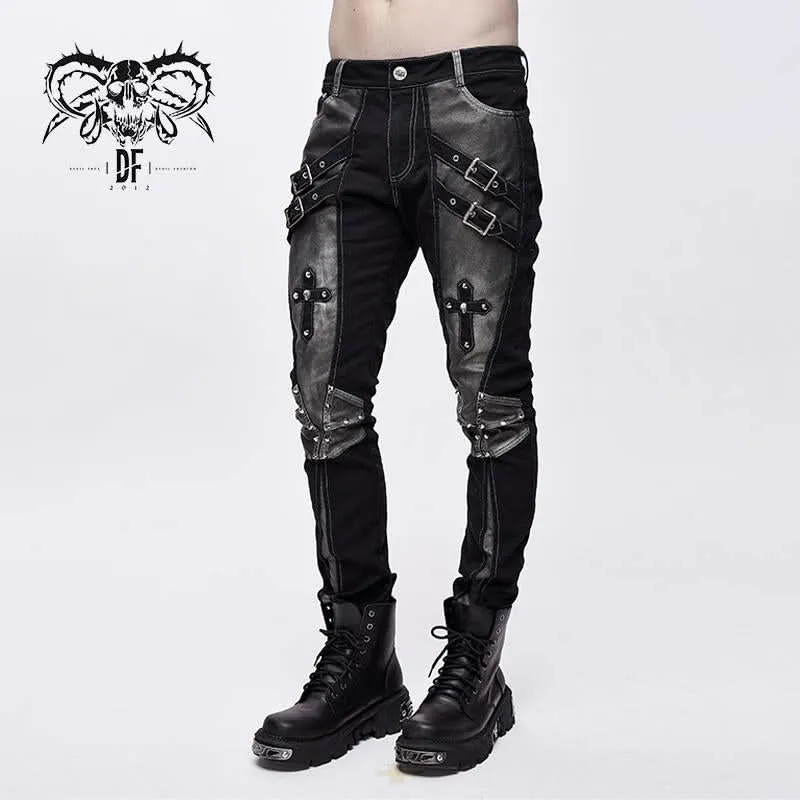 ‘Daft’ Punk Faux Leather Trousers