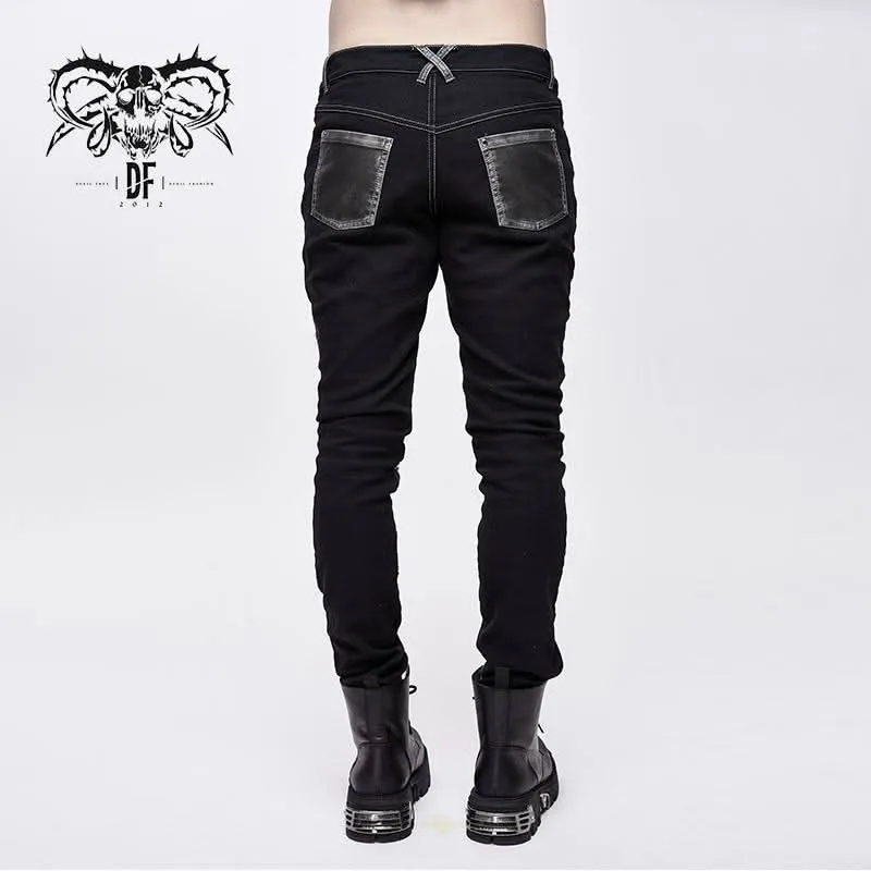 ‘Daft’ Punk Faux Leather Trousers
