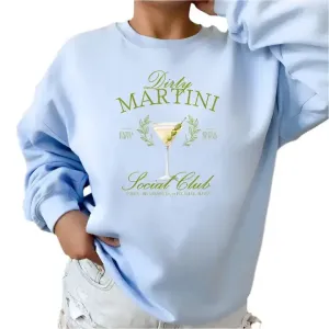 Dirty Martini Social Club Sweatshirt - Blue