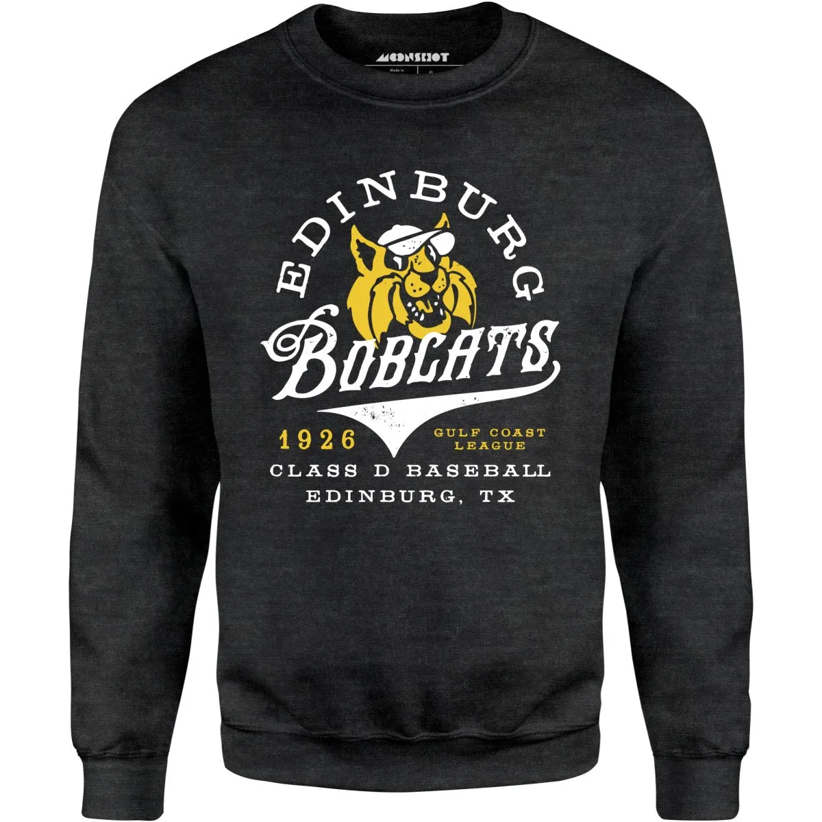 Edinburg Bobcats - Texas - Vintage Defunct Baseball Teams - Unisex Sweatshirt