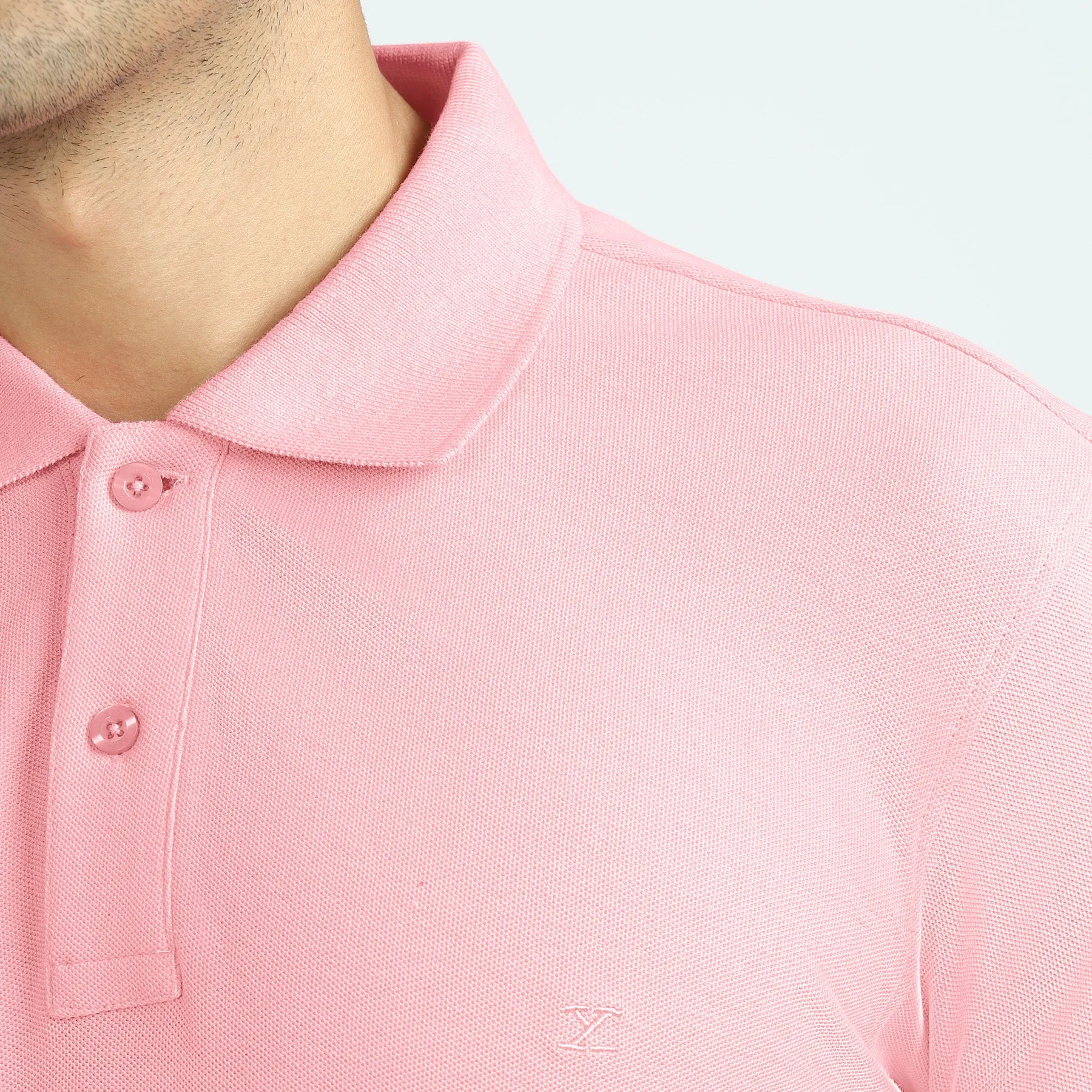 Element Combed Cotton Polo T-shirts French Pink