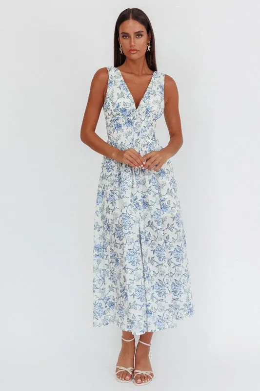 Fit & Floral Summer Maxi