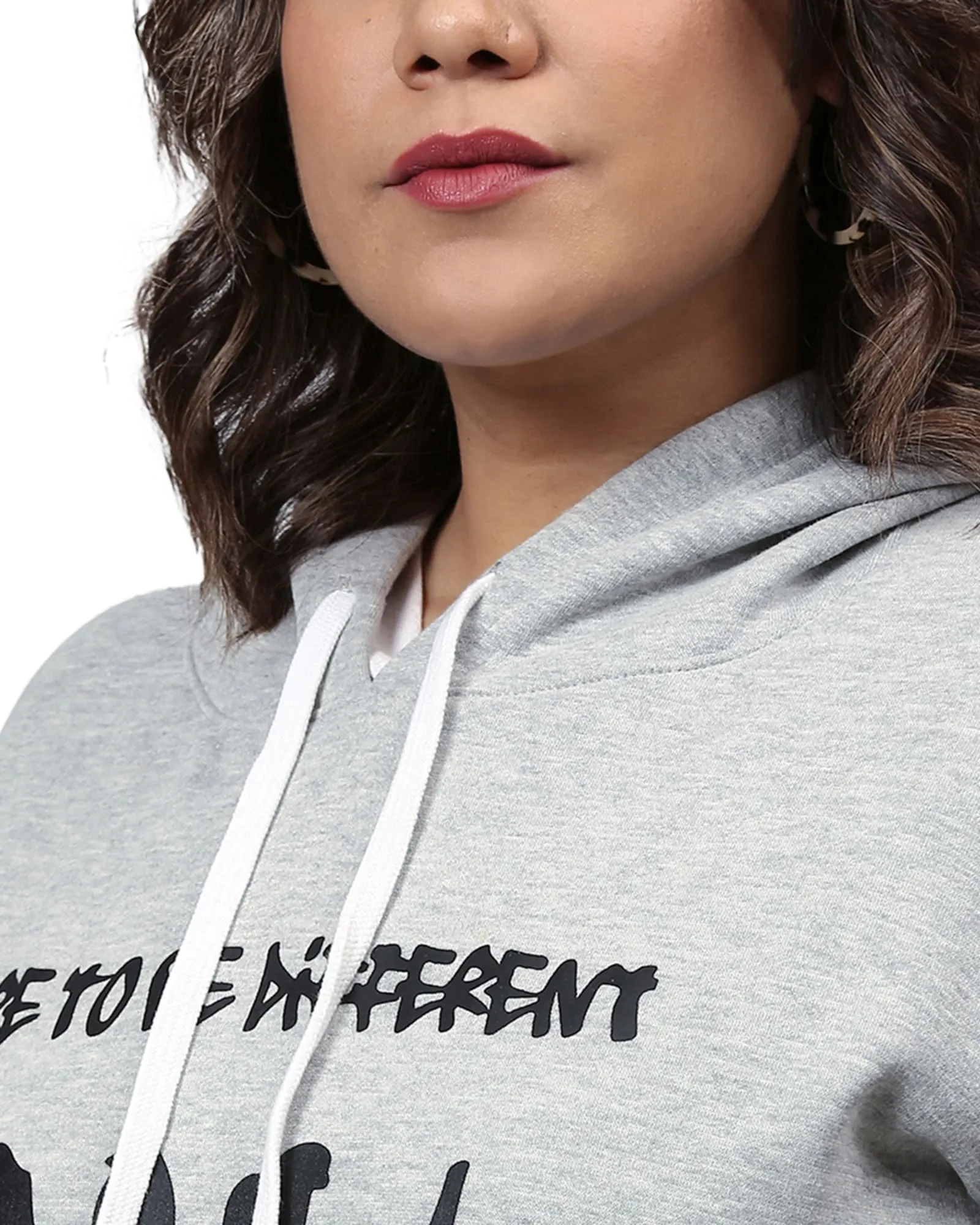 Grey Bird Motif Sweatshirt | Light Grey