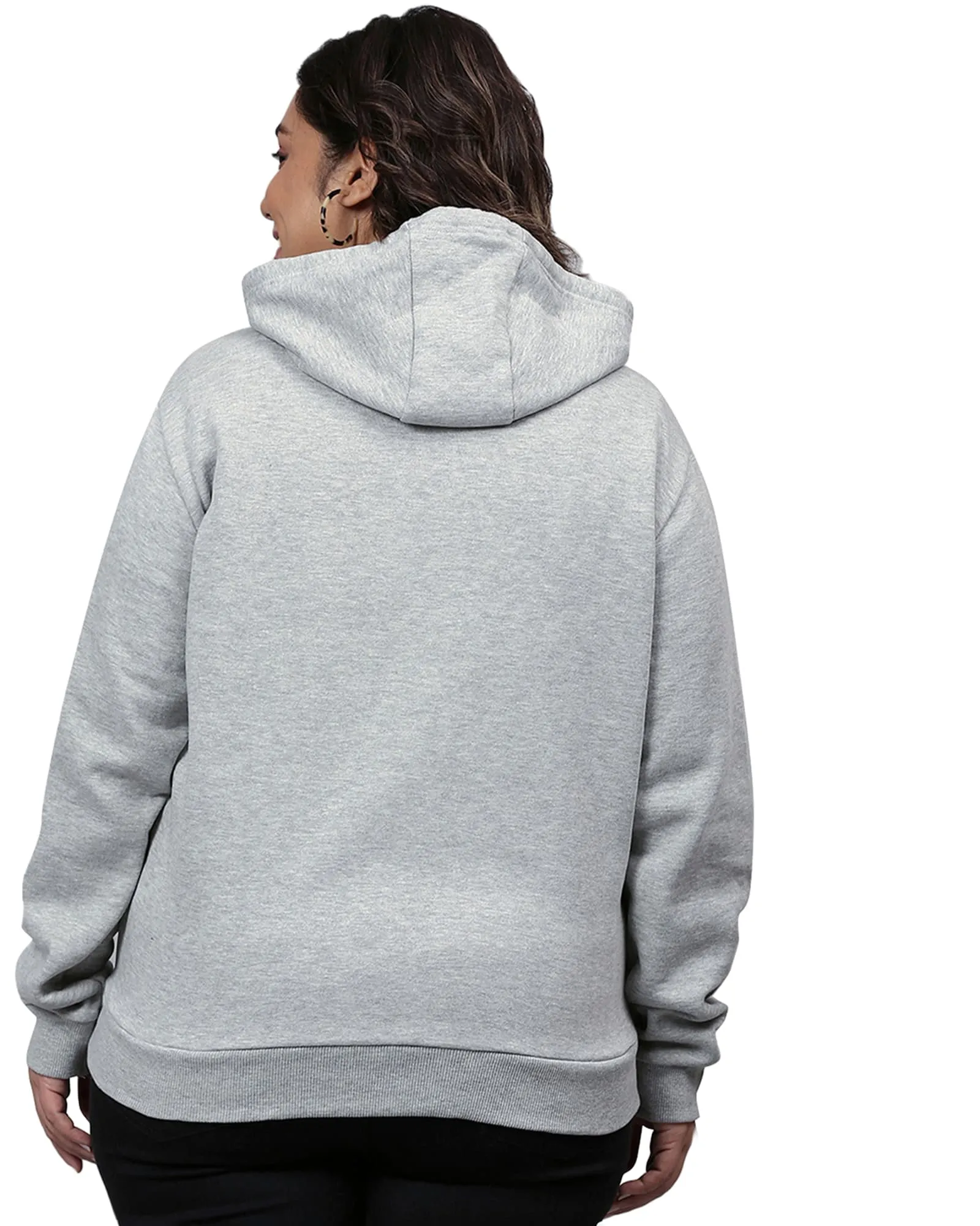 Grey "Ambition" Text Printed Sweatshirt | Light Grey