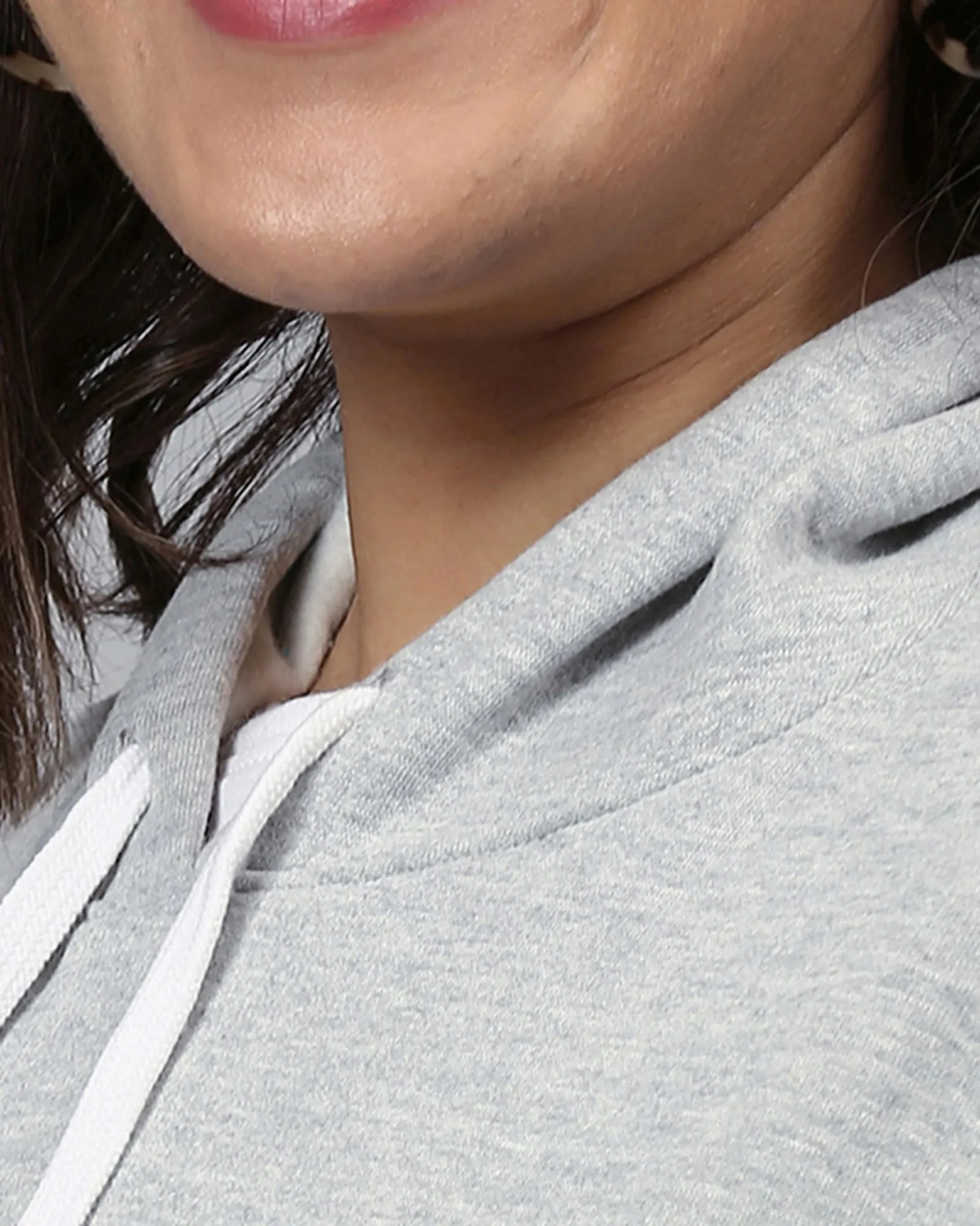 Grey "Ambition" Text Printed Sweatshirt | Light Grey