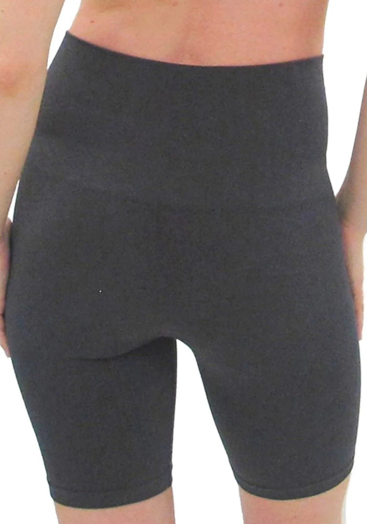 High Waist Bike Shorts: WHITE
