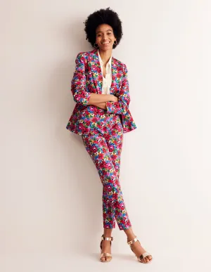 Highgate Sateen Trousers-Multi, Wild Poppy
