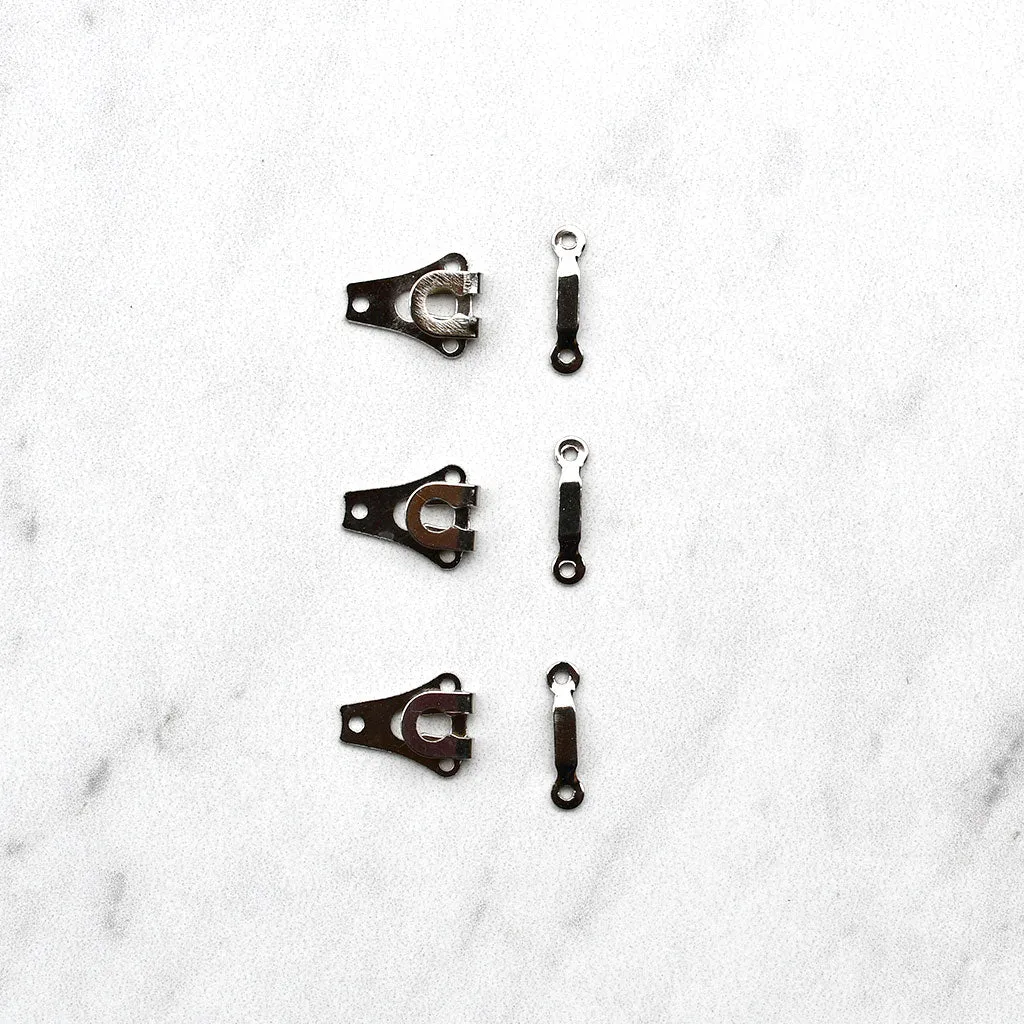 Hook and Bar Pant Closures - Set of 3