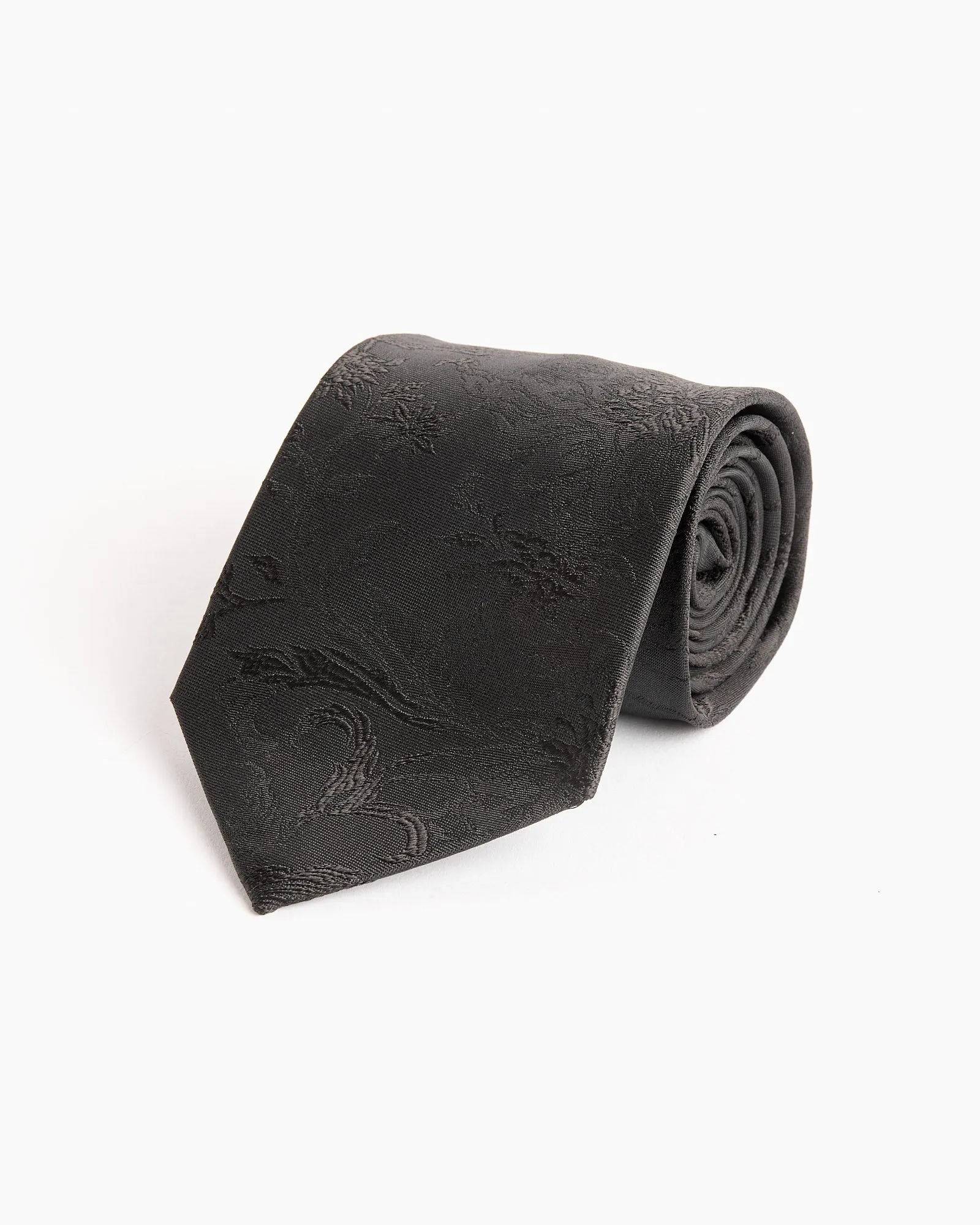 Jacquard Tie in Black