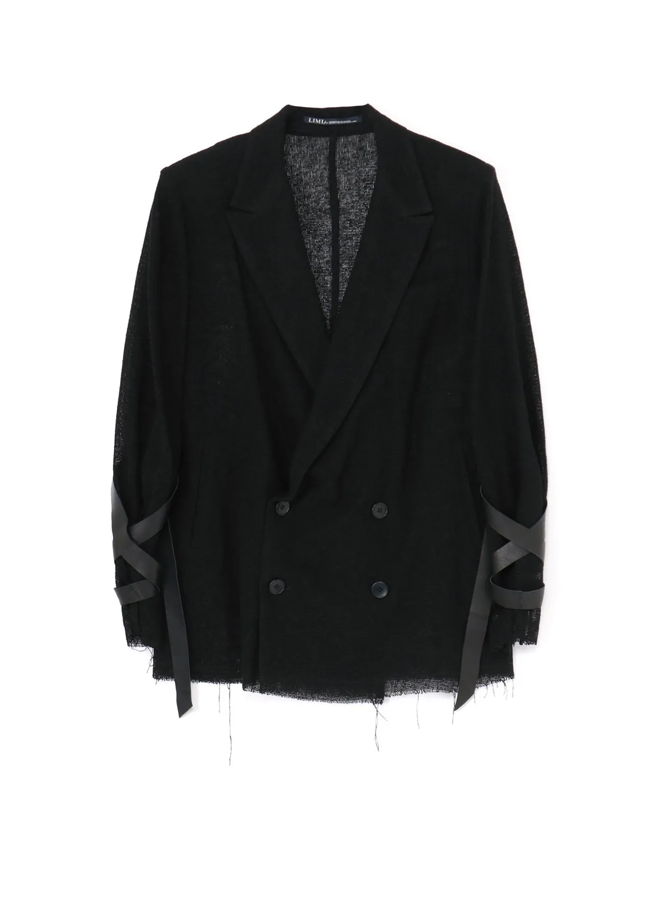 LENO SLEEVE BELT JACKET