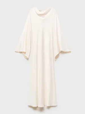 Long satin dress