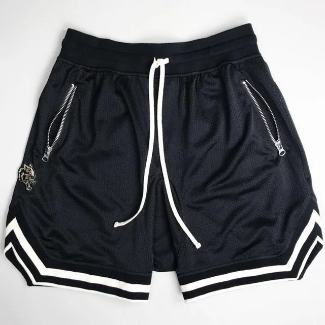 Mens Breathable Mesh Cool Gym Shorts