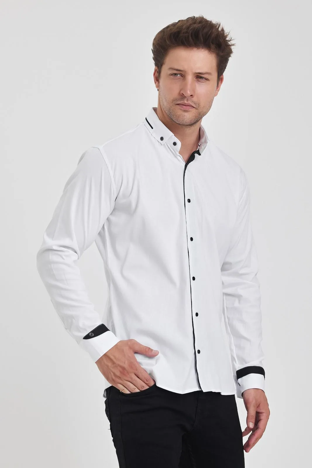 Men's Classic Button-Down Shirt – Timeless Style, Premium Comfort | 015