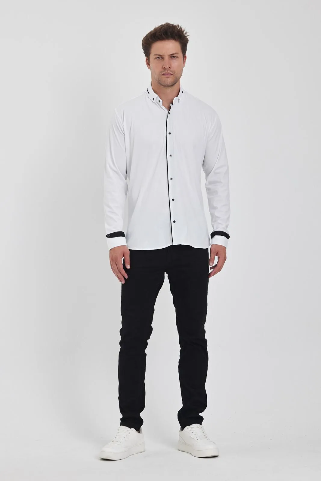 Men's Classic Button-Down Shirt – Timeless Style, Premium Comfort | 015