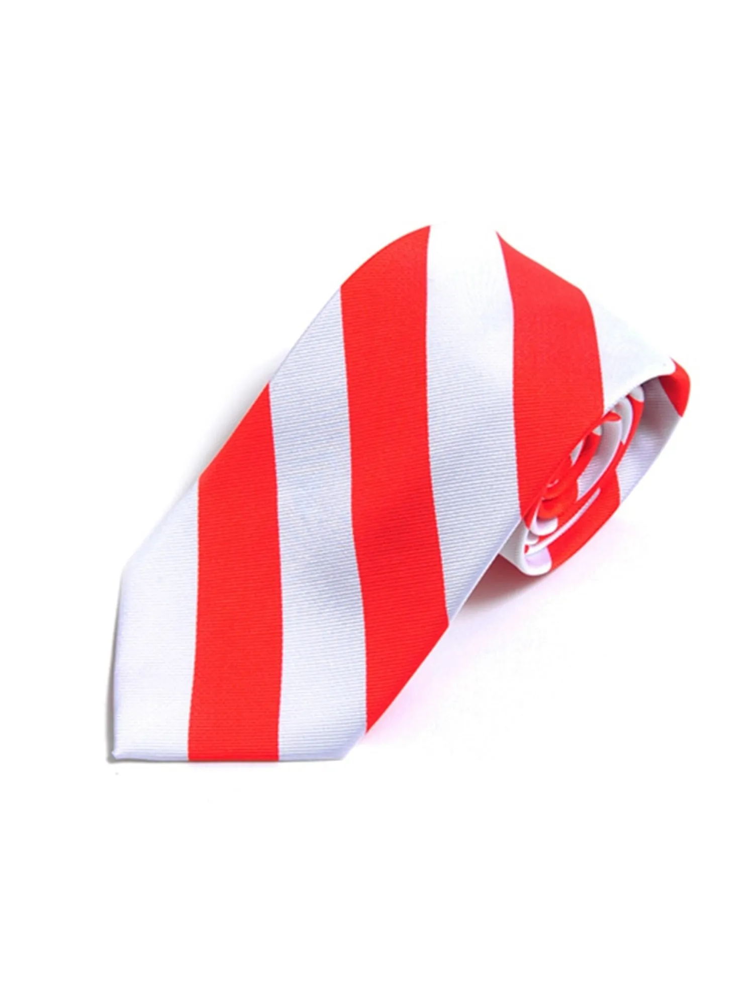 Men's College Striped Colored Silk Long Or X-Long Neck Tie