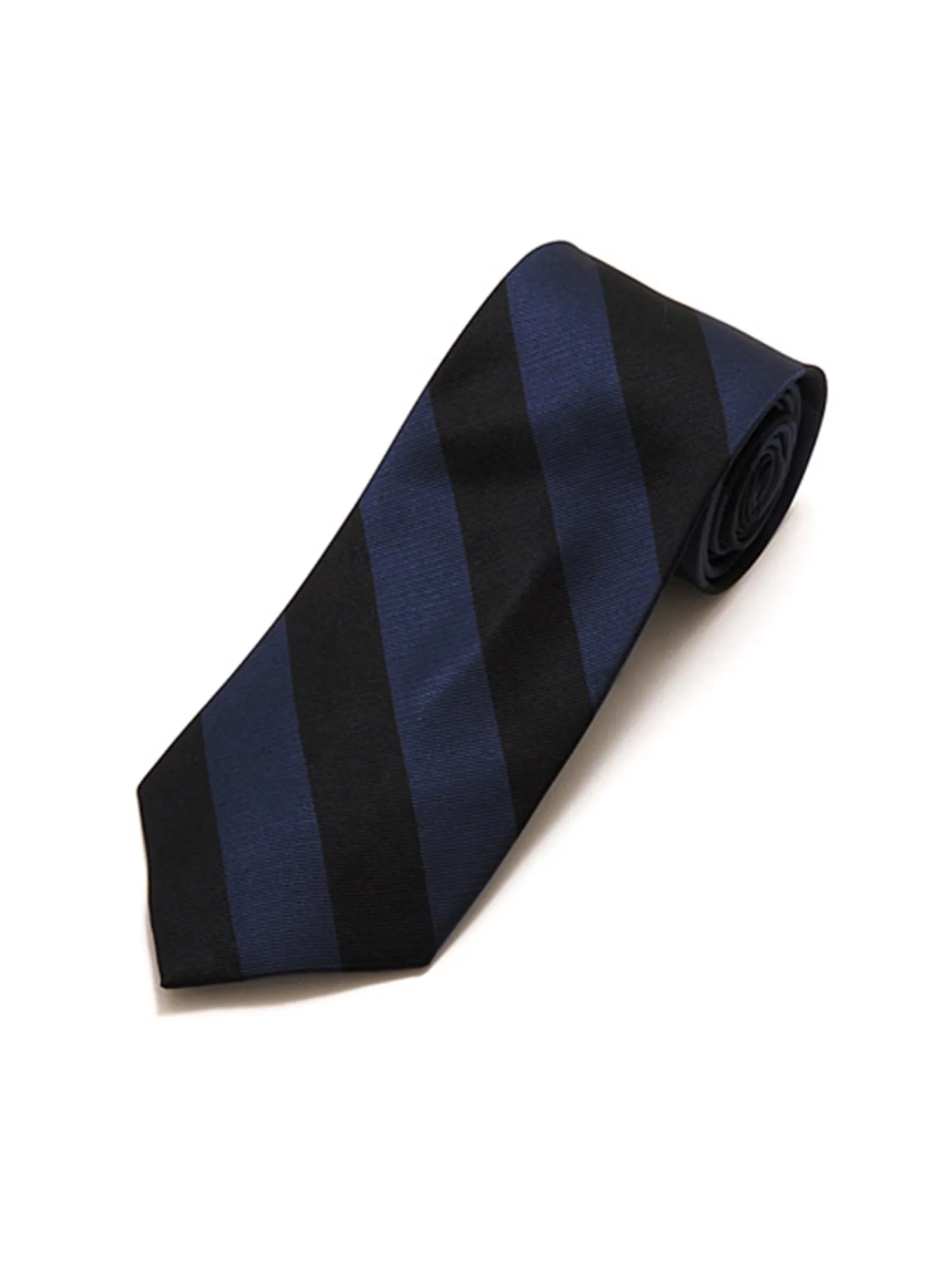 Men's College Striped Colored Silk Long Or X-Long Neck Tie