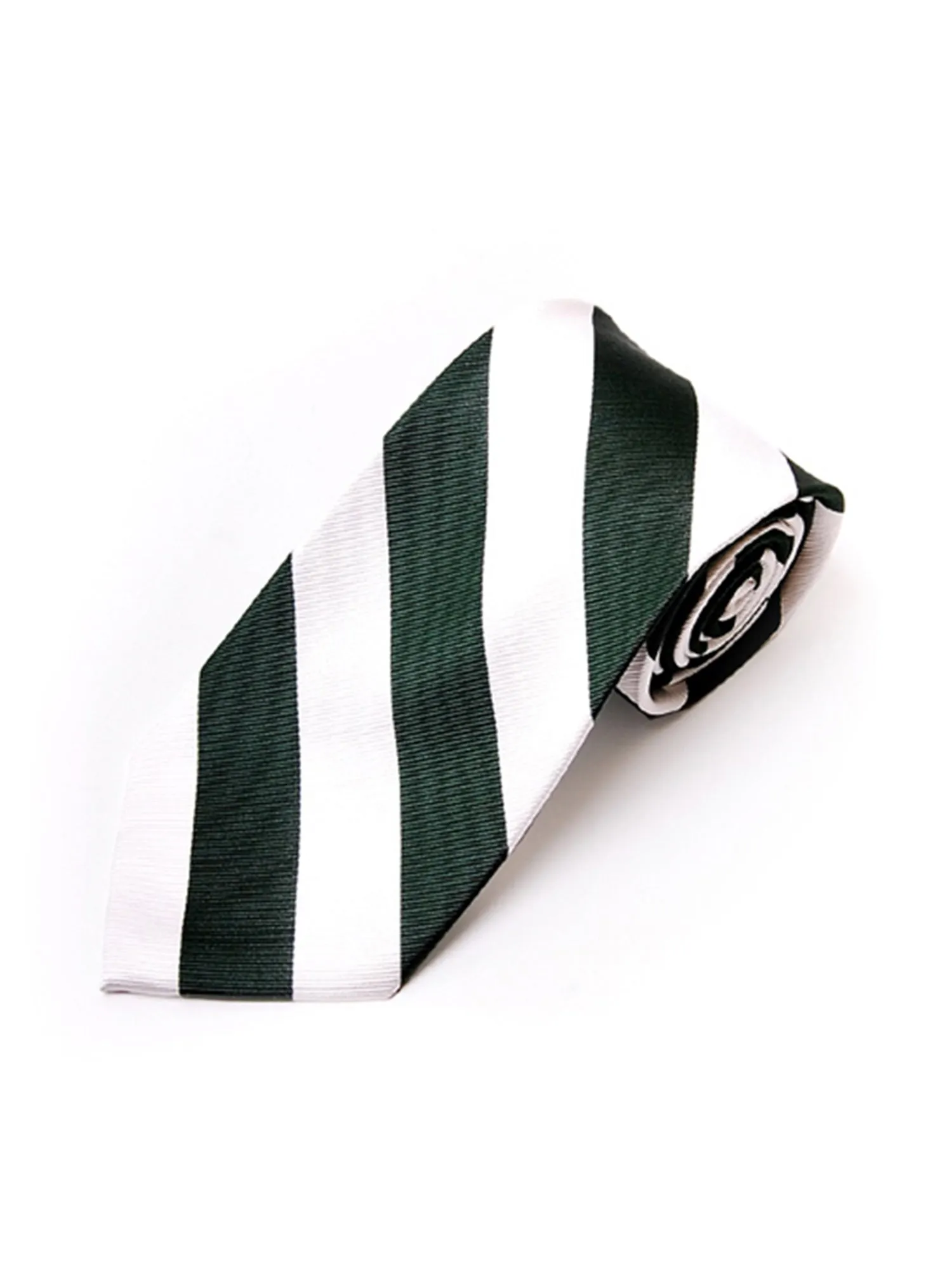Men's College Striped Colored Silk Long Or X-Long Neck Tie